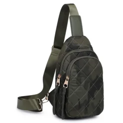 Slings^Urban Expressions Ace - Quilted Nylon Sling Backpack