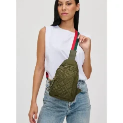 Slings^Urban Expressions Ace - Quilted Nylon Sling Backpack