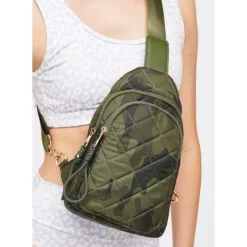 Slings^Urban Expressions Ace - Quilted Nylon Sling Backpack