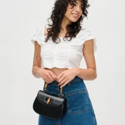 Crossbody^Urban Expressions Allison - Bamboo Top Handle Crossbody