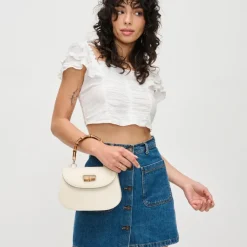 Crossbody^Urban Expressions Allison - Bamboo Top Handle Crossbody