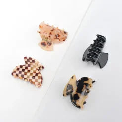 Hair Clips & Claws^Urban Expressions Assorted Mini Hair Claw - 4 Pack Hair Claw