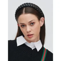 Headbands & Scrunchies^Urban Expressions Braided Vegan Leather Headband Headband
