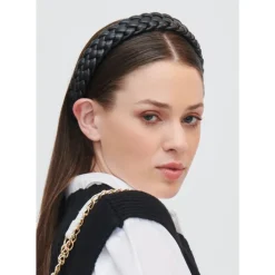 Headbands & Scrunchies^Urban Expressions Braided Vegan Leather Headband Headband