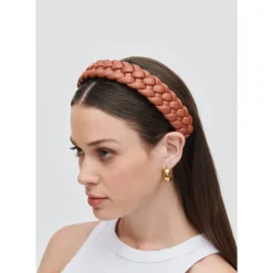 Headbands & Scrunchies^Urban Expressions Braided Vegan Leather Headband Headband