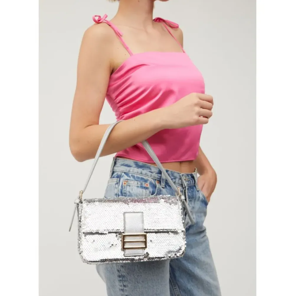 Shoulder Bags|Hobo^Urban Expressions Bronx Crossbody Silver