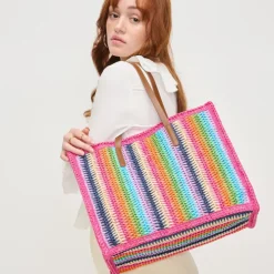 Totes|Handbags^Urban Expressions Candi Tote PinkMulti