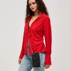 Cell Phone Bags|Crossbody^Urban Expressions Claire - Chevron Stitch Cell Phone Crossbody