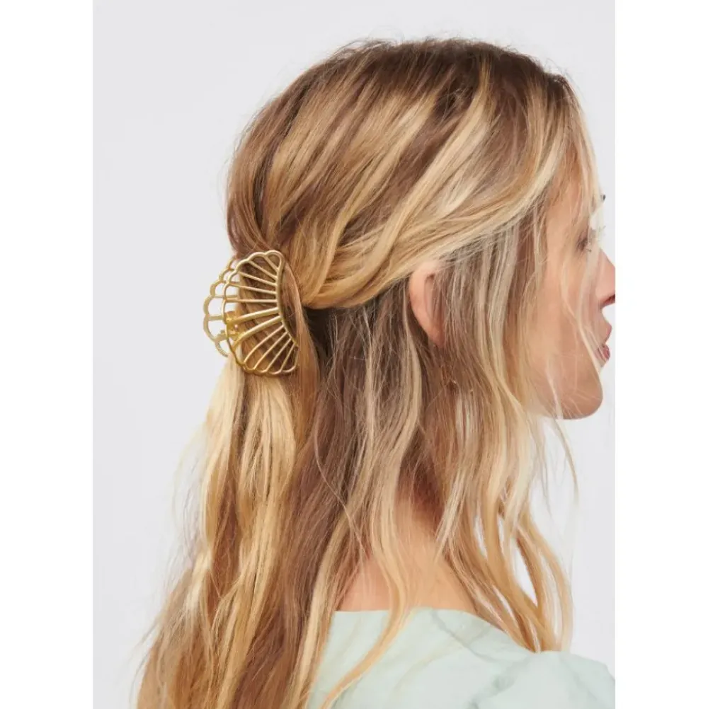 Hair Clips & Claws^Urban Expressions Clam Seashell Metal Claw Hair Claw