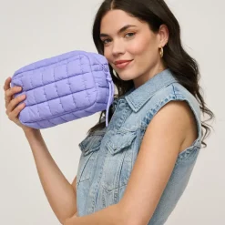 Make-up Bags & Pouches^Urban Expressions Cloud Nine - Quilted Puffer Nylon Cosmetic Pouch