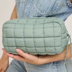 Make-up Bags & Pouches^Urban Expressions Cloud Nine - Quilted Puffer Nylon Cosmetic Pouch