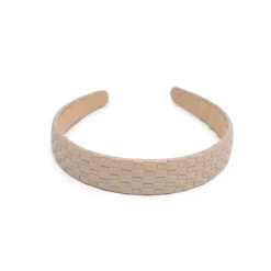 Headbands & Scrunchies^Urban Expressions Embossed Woven Vegan Leather Headband Headband