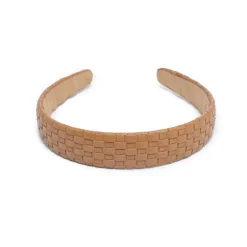Headbands & Scrunchies^Urban Expressions Embossed Woven Vegan Leather Headband Headband