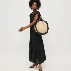 Totes|Handbags^Urban Expressions Indy Tote NaturalBlack
