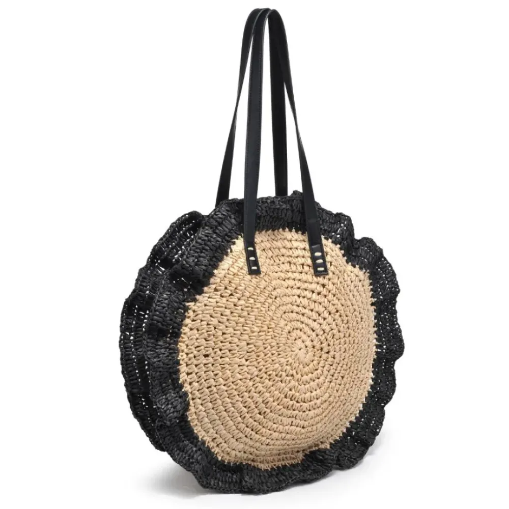 Totes|Handbags^Urban Expressions Indy Tote NaturalBlack