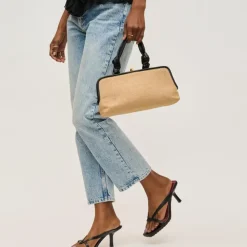 Clutches^Urban Expressions Julissa Clutch NaturalBlack