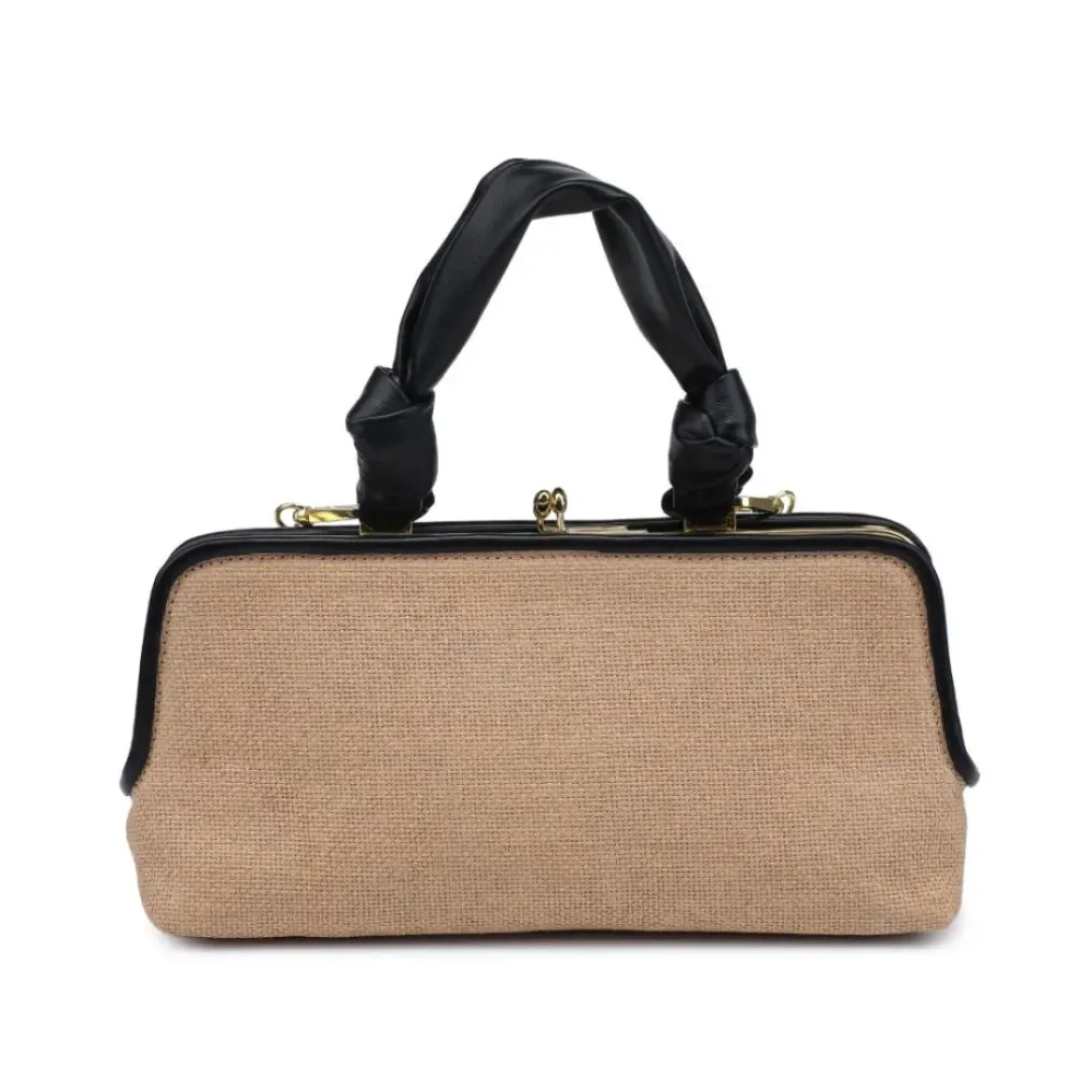 Clutches^Urban Expressions Julissa Clutch NaturalBlack