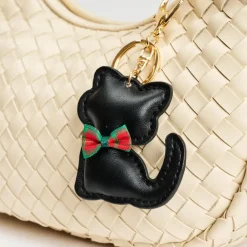 Bag Charms & Keychains^Urban Expressions Kat Keychain Charm Black