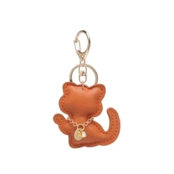 Bag Charms & Keychains^Urban Expressions Kittie Keychain Charm Tan