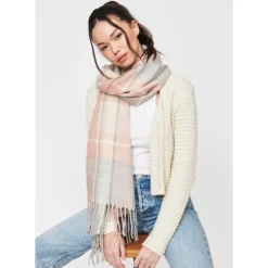 Scarves^Urban Expressions LADOUM Scarves BeigeGrey