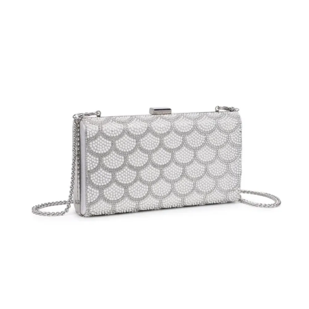 Clutches^Urban Expressions Latasha Evening Bag Silver