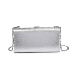 Clutches^Urban Expressions Latasha Evening Bag Silver
