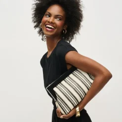Clutches^Urban Expressions Margot Clutch BlackWhite