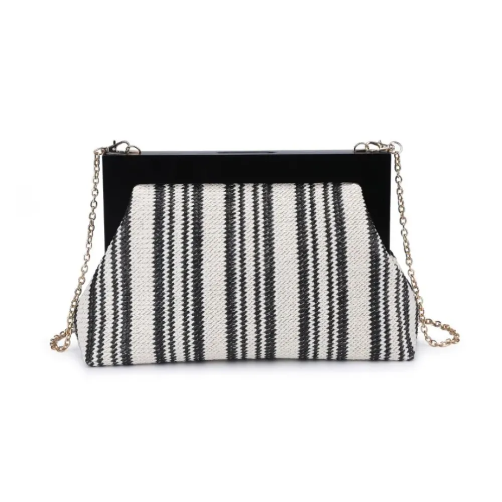 Clutches^Urban Expressions Margot Clutch BlackWhite