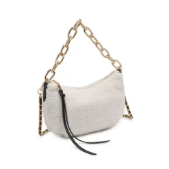 Shoulder Bags|Hobo^Urban Expressions Mesa - Sherpa Crossbody IvoryBlack