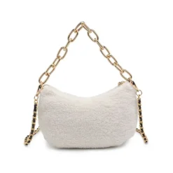 Shoulder Bags|Hobo^Urban Expressions Mesa - Sherpa Crossbody IvoryBlack