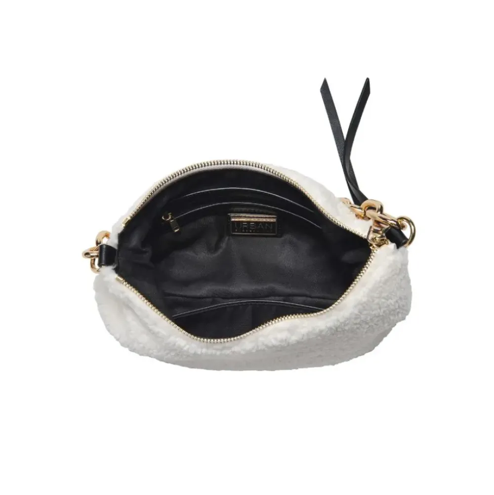 Shoulder Bags|Hobo^Urban Expressions Mesa - Sherpa Crossbody IvoryBlack