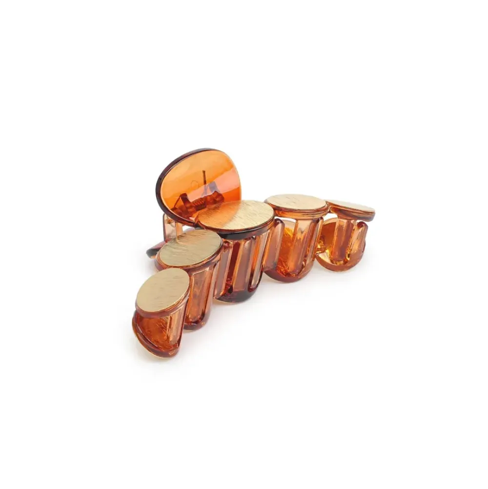 Hair Clips & Claws^Urban Expressions Metallic Disc Plated Hair Claw - 2 Pack Hair Claw