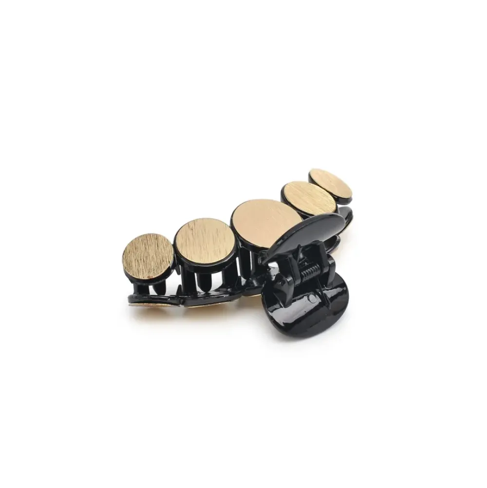 Hair Clips & Claws^Urban Expressions Metallic Disc Plated Hair Claw - 2 Pack Hair Claw