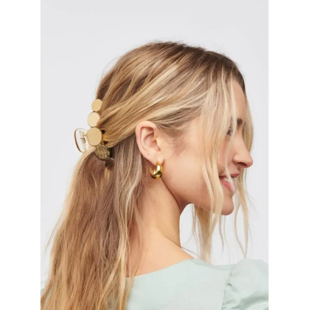 Hair Clips & Claws^Urban Expressions Metallic Disc Plated Hair Claw - 2 Pack Hair Claw