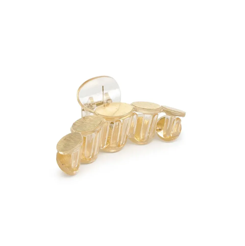 Hair Clips & Claws^Urban Expressions Metallic Disc Plated Hair Claw - 2 Pack Hair Claw