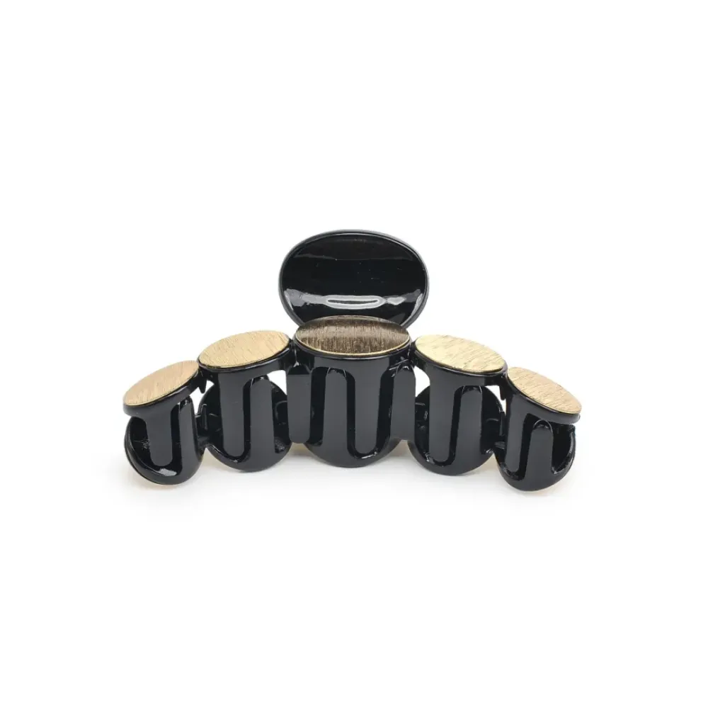 Hair Clips & Claws^Urban Expressions Metallic Disc Plated Hair Claw - 2 Pack Hair Claw