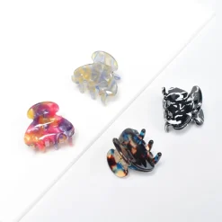 Hair Clips & Claws^Urban Expressions Mini Hair Claw - Assorted 4 Pack Hair Claw BlackMidnightCreamFuchsia