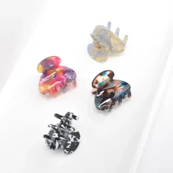 Hair Clips & Claws^Urban Expressions Mini Hair Claw - Assorted 4 Pack Hair Claw BlackMidnightCreamFuchsia