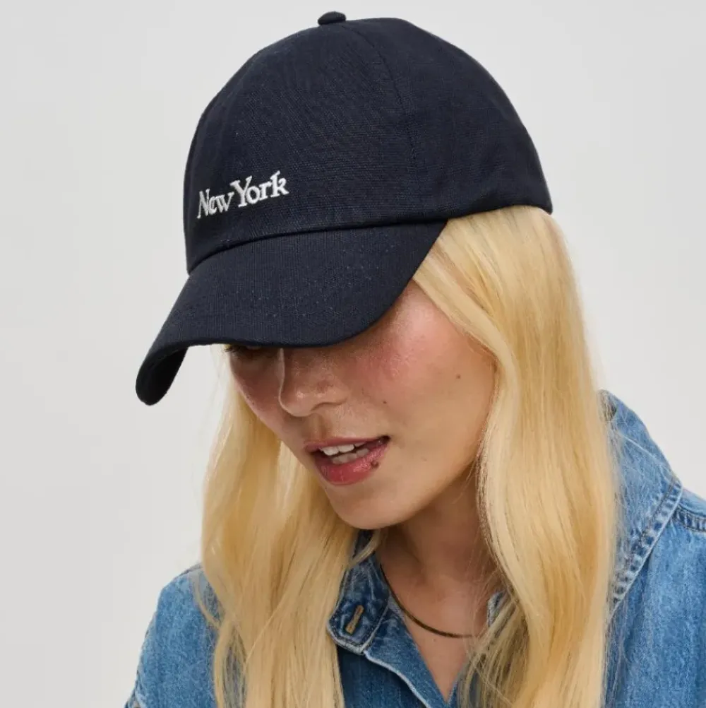 Hats^Urban Expressions New York Embroidered Hat Baseball Cap Navy