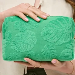 Make-up Bags & Pouches^Urban Expressions Palm Breeze Cosmetic Pouch Green
