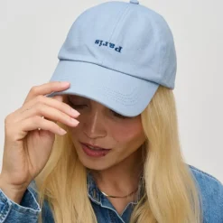 Hats^Urban Expressions Paris Embroidered Hat Baseball Cap LightBlue