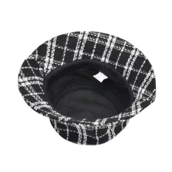 Hats^Urban Expressions Plaid Bucket Hat Bucket Hat BlackWhite