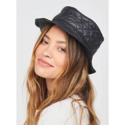 Hats^Urban Expressions Quilted Nylon Bucket Hat Bucket Hat