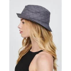 Hats^Urban Expressions Quilted Nylon Bucket Hat Bucket Hat