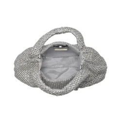 Clutches^Urban Expressions Renata Evening Bag PearlSilver