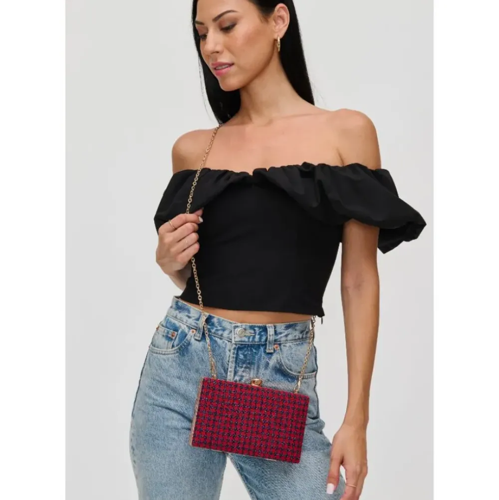 Clutches^Urban Expressions Rosa Evening Bag Red