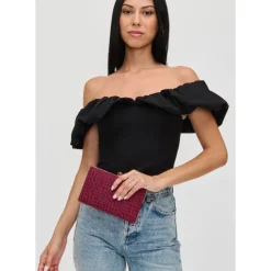 Clutches^Urban Expressions Rosa Evening Bag Red