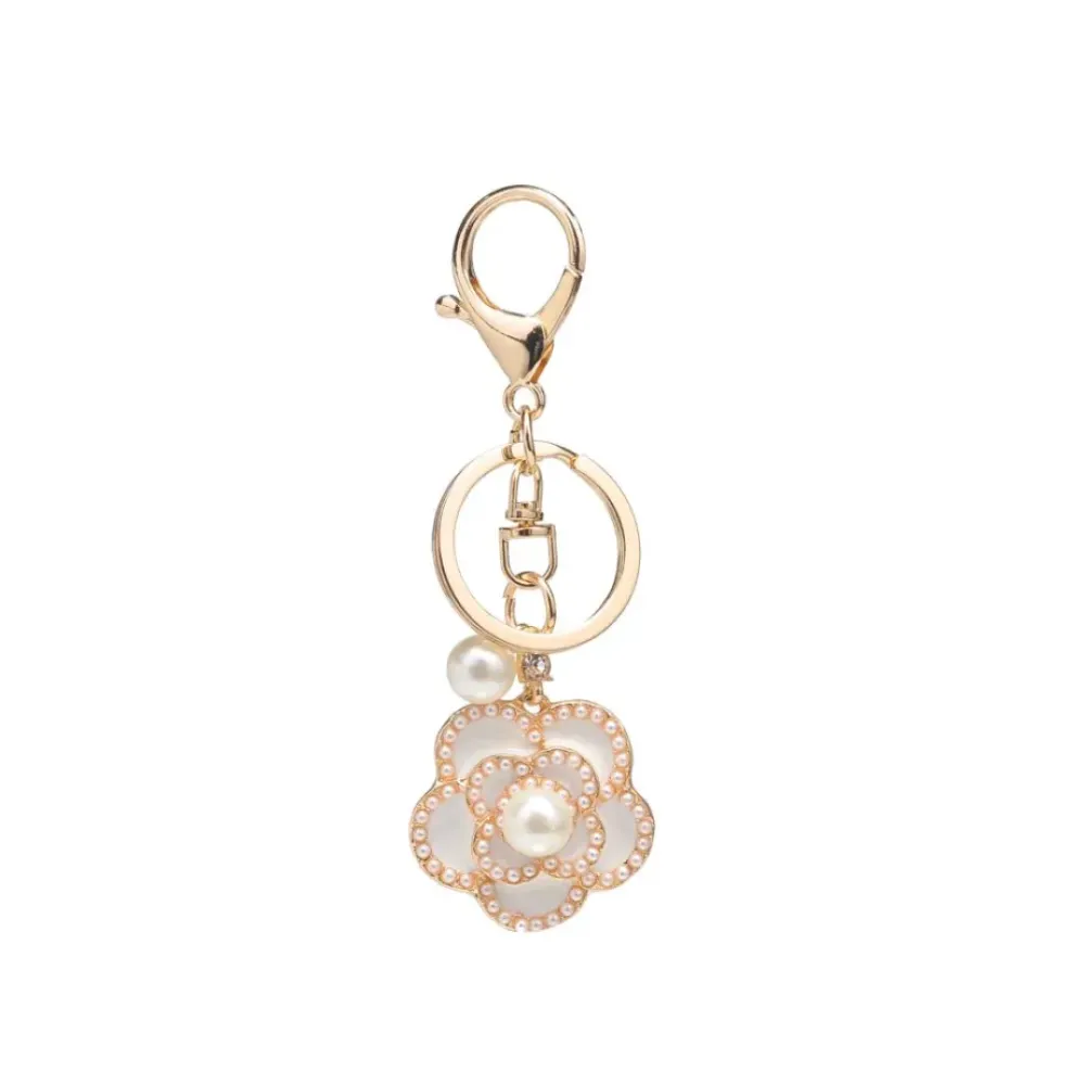 Bag Charms & Keychains^Urban Expressions Rosie Keychain Charm Pearl