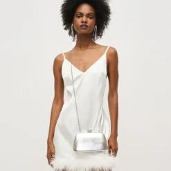 Clutches^Urban Expressions Sahara Evening Bag Silver