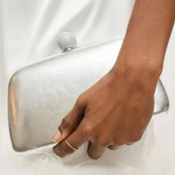 Clutches^Urban Expressions Sahara Evening Bag Silver